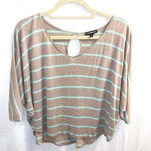 Express Blousy Striped Top